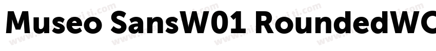 Museo SansW01 RoundedWO1字体转换